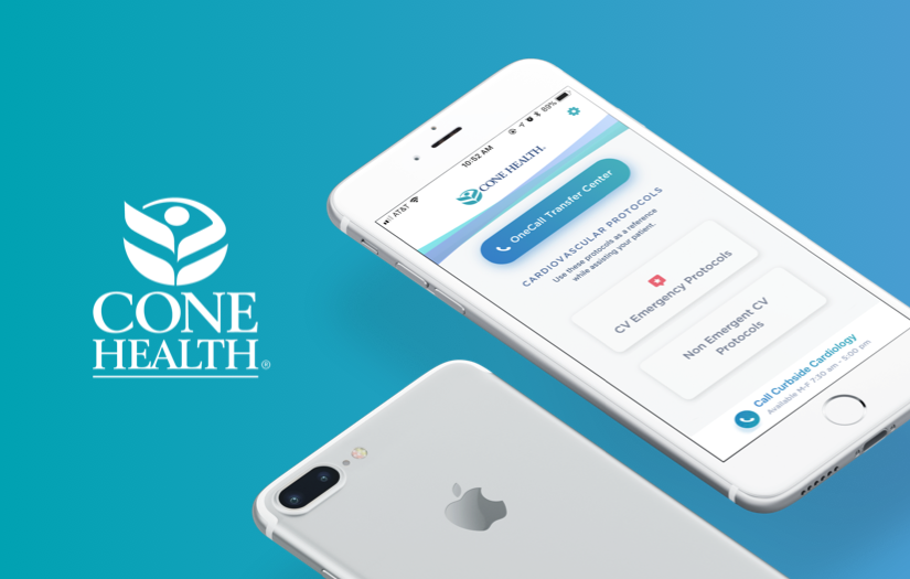 Cone Health Cardiovascular One Call App screenshot 1